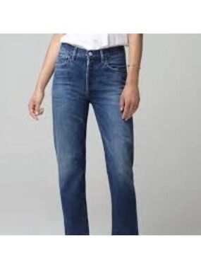 Citizens Of Humanity The Mckenzie Curved Straight Jeans Size 24